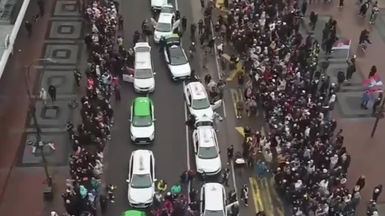 ПРОТЕСТИТЕ В СЪРБИЯ - НИШ