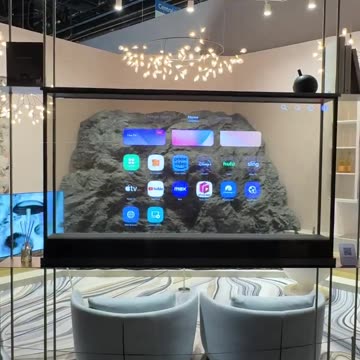 LG unveiled their new transparent TV