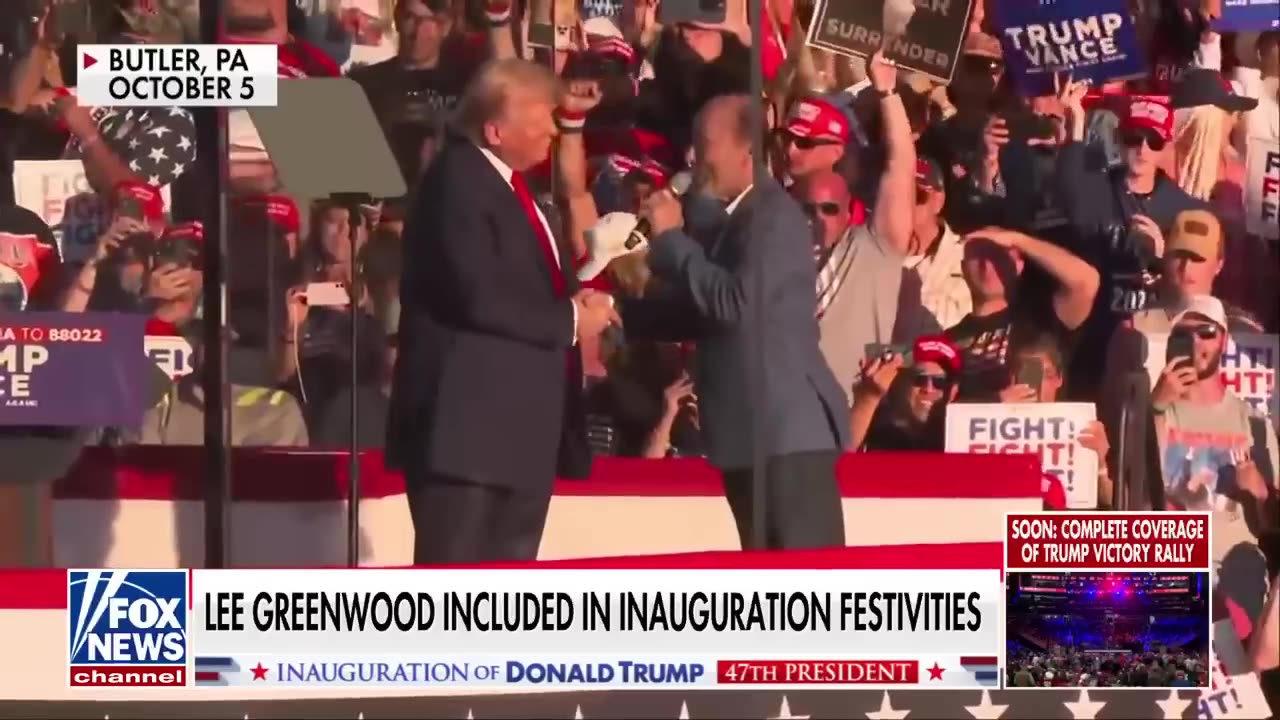 Lee Greenwood opens up about playing a big role in Trump’s second inauguration