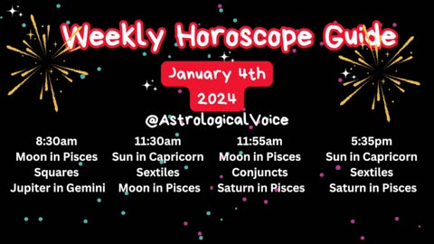 Gemini (New Years Week) Weekly Horoscope Guide Dec 30-Jan 5 2024/5