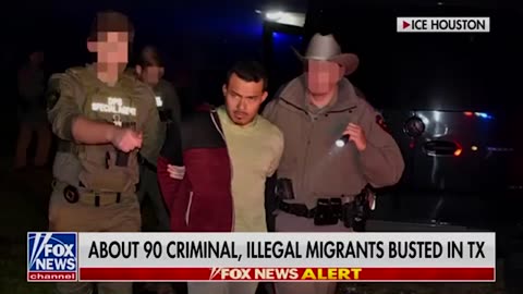 Tom Homan and ICE just arrested around 90 illegals during a mass raid in Texas