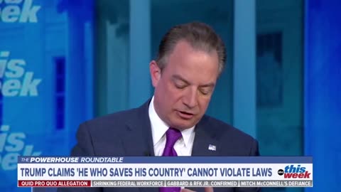 'Pure entertainment': Reince Priebus whitewashes Trump's threat to violate Constitution