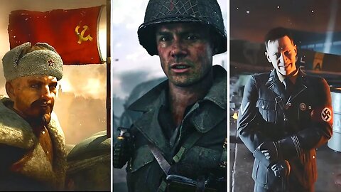 Every WW2 Based Call of Duty Game Ending Cinematics (Campaign Final Cutscenes)