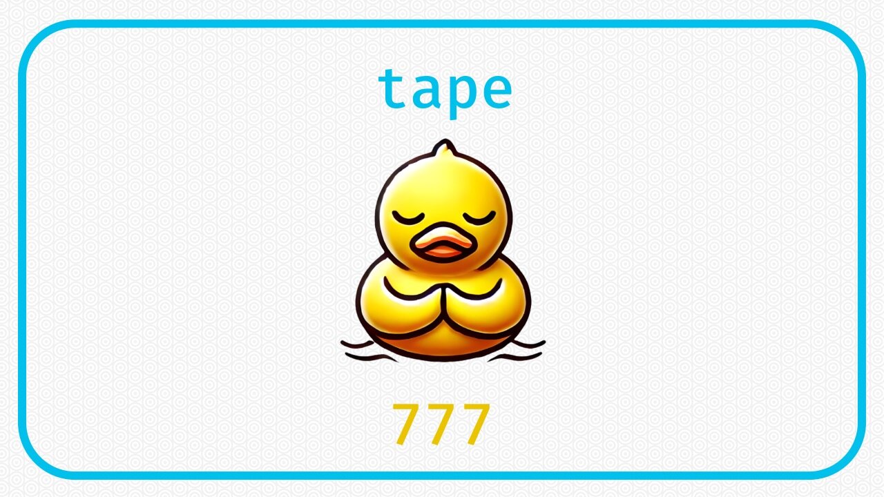 duck tape 777 ⚇ circle of understanding