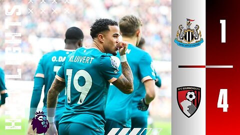 Newcastle United 1-4 AFC Bournemounth | Highlights | Premier League 24/25 | HatTrick Justin Kluivert