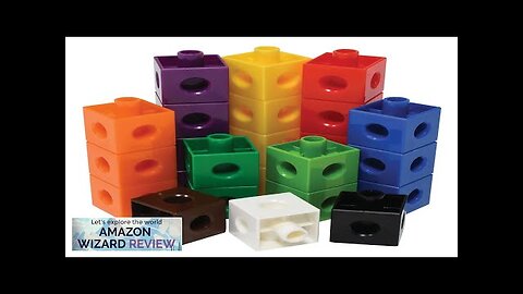 edxeducation Linking Cubes Set of 100 Connecting and Counting Snap Review