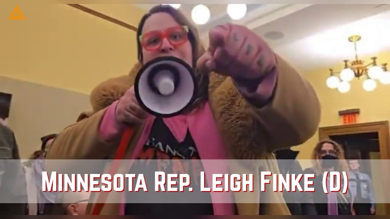 Rep. (D) Leigh Finke just incited a mob to storm the Minnesota House to block Republican control.