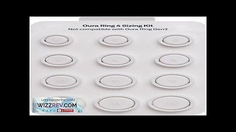 Oura Ring 4 Sizing Kit Size Before You Buy Oura Ring Review