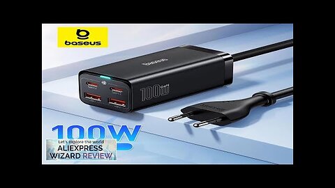 Baseus 65W/100W GaN Charger Desktop Laptop Fast Charger 4 in 1 Adapter Review