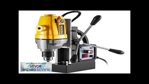 VEVOR Mag Drill 0-550 RPM Stepless Speed Electromagnetic Drill Press 3.9" Depth Review