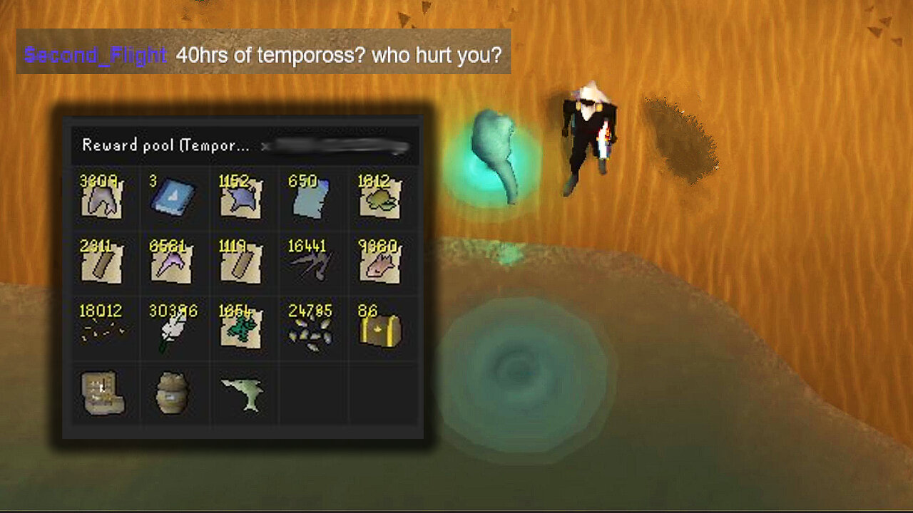 Loot from 40 Hours of Tempoross (2000 Permits) 2025