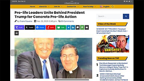 Pro-life Leaders Unite Behind President Trump for Concrete Pro-life Action