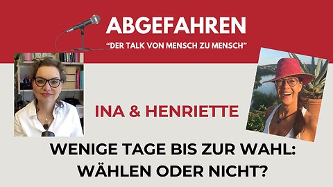 Wenige Tage bis zur Wahl: wählen oder nicht?