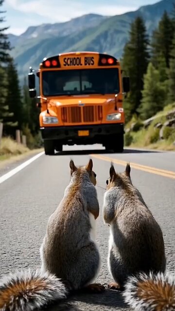 animals videos save people stopped vehicle