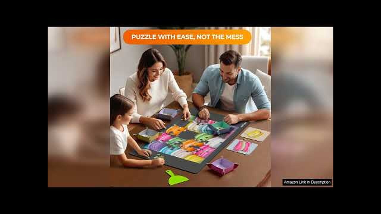Newverest Kit Completo Puzzle All-You-Need: 8 Vassoi PVC, 6 Fogli Colla, Raschietto E Ganci - Set Regalo Per Puzzle Fino A 2000 Pezzi