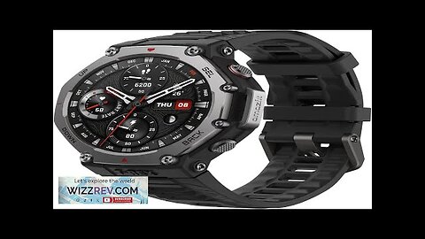 Amazfit T-Rex 3 Rugged/Military Smart Watch 48mm GPS (with Privacy) Offline Maps Review