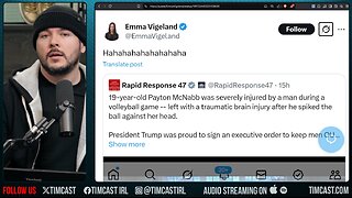 Liberal Pundit MOCKS Young Girl INJURED By Male Trans Athlete, Majority Report Host ROASTED As EVIL