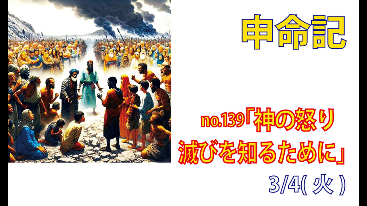 「滅びを知るために」(申32.19-25)みことば福音教会2025.3.19-25(火)