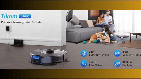 Tikom Robot Vacuum and Mop