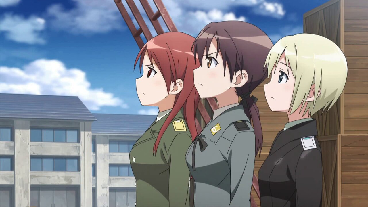 Strike Witches: Road to Berlin - platoon of tanks