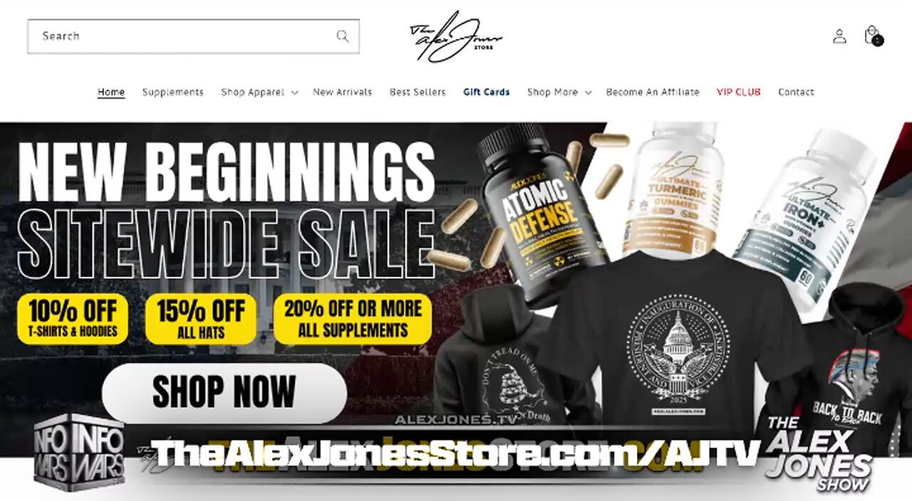 New Sales Now, Support Alex Jones, Link in Description