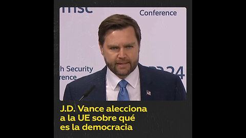 J.D Vance: La amenaza para Europa que más me preocupa no es Rusia, ni China; viene desde dentro