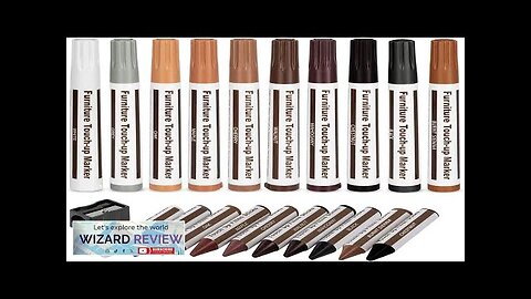 Furniture Repair Kit Wood Markers Wax Sticks for Stains Scratches Wood Floors Review