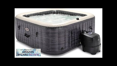 INTEX 28451EP PureSpa Greystone Deluxe Spa Set: includes Energy Efficient Spa Cover Review