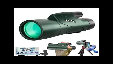 Gosky 12x55 HD Monocular Telescope with BAK4 Prism & FMC Lens Lightweight Review