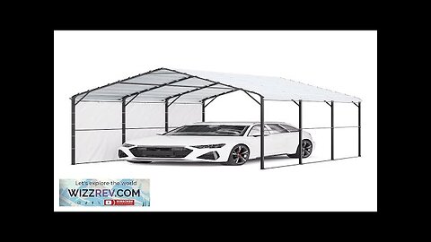 VEVOR 10' x 15' Metal Carport Heavy Duty Outdoor Car Shelter Garage Review