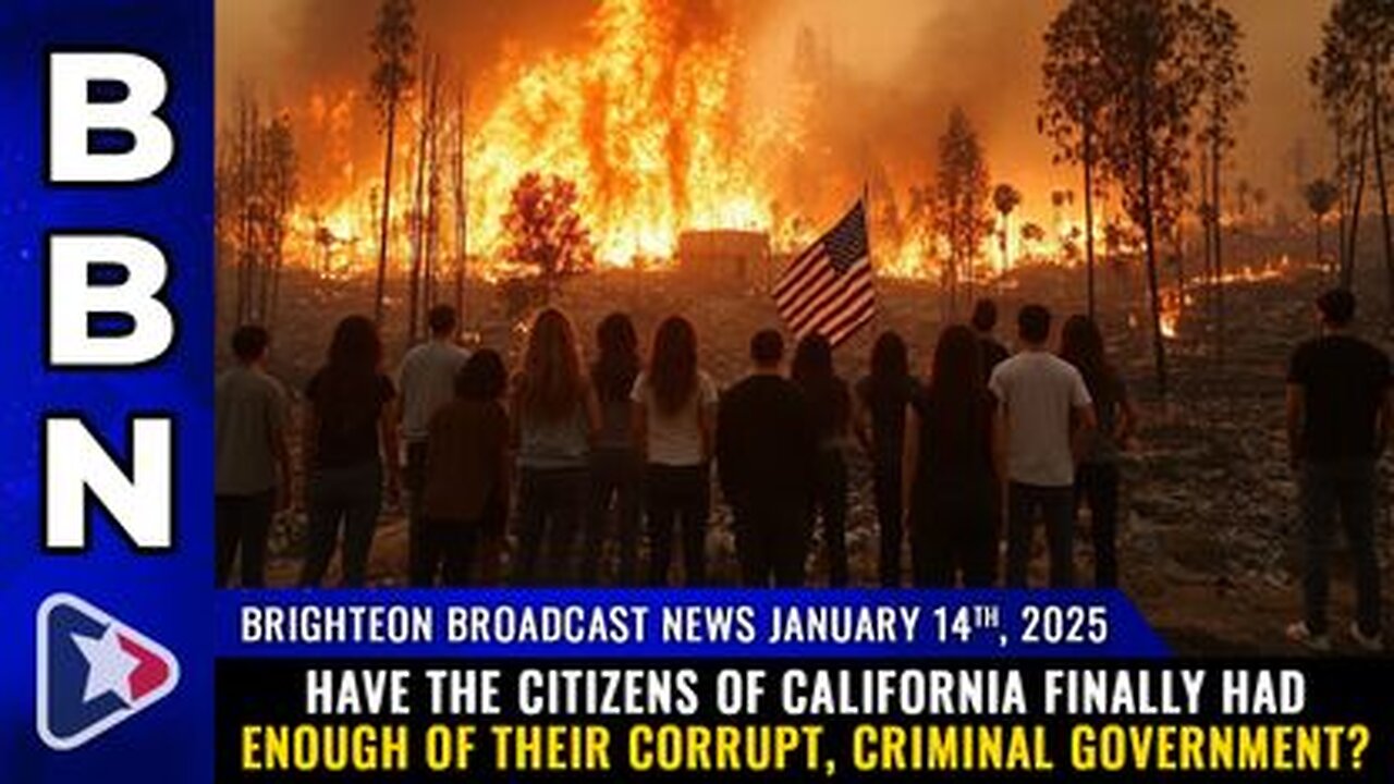 Have the citizens of California finally had enough of their corrupt, CRIMINAL GOVERNMENT