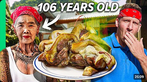 Eating Philippines Rotten Pork Delicacy with Apo Whang Od!!