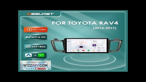 Android 13 Auto Car radio For Toyota RAV4 RAV 4 2013 2014 Review