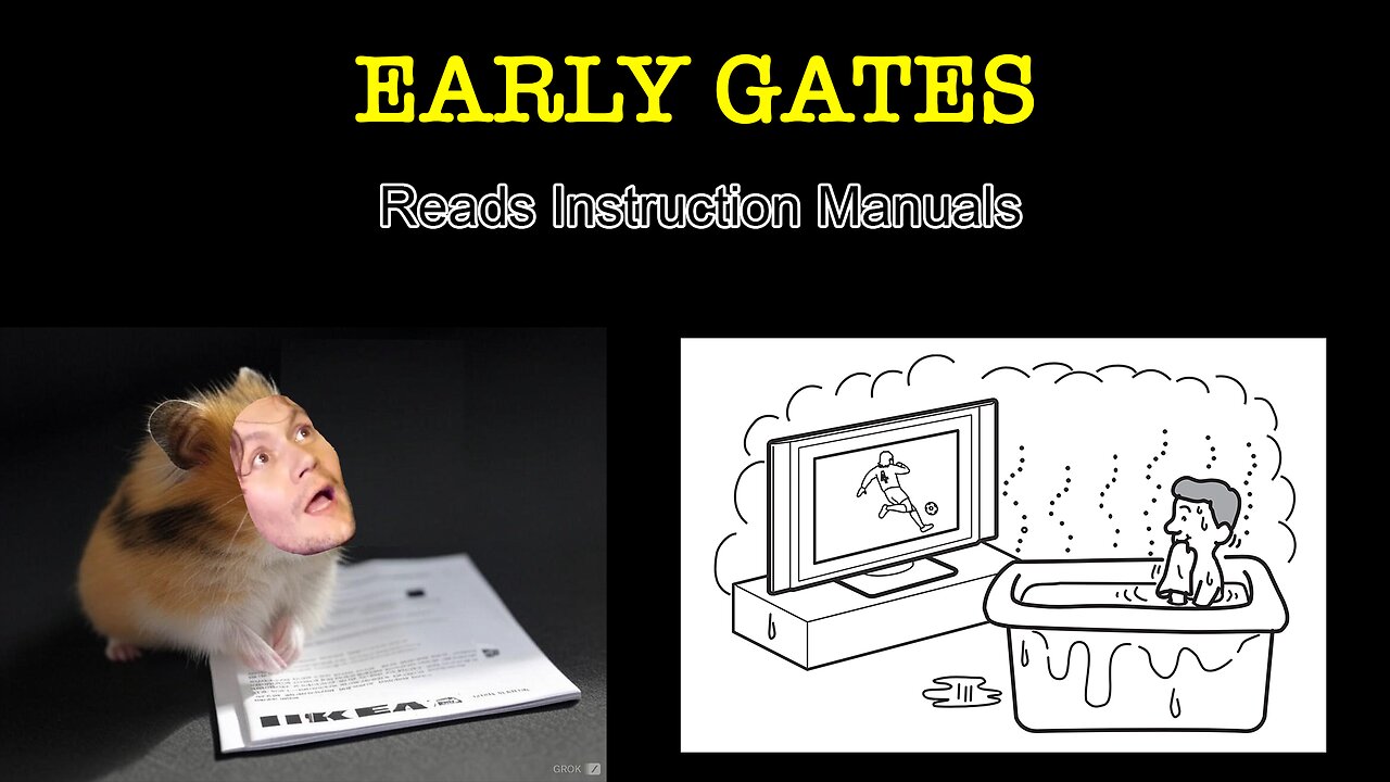 Early Gates Reads Instruction Manuals: Sony "WEGA" TV