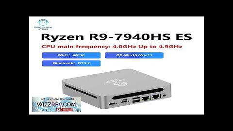 Genmachin AMD Ryzen7 7840HS Ryzen9 7940HS MINI PC Win11 DDR5 32GB 6400Mhz Review