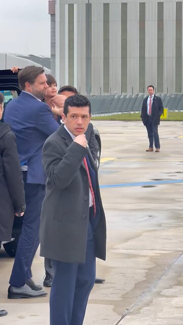 JD Vance Departs Paris