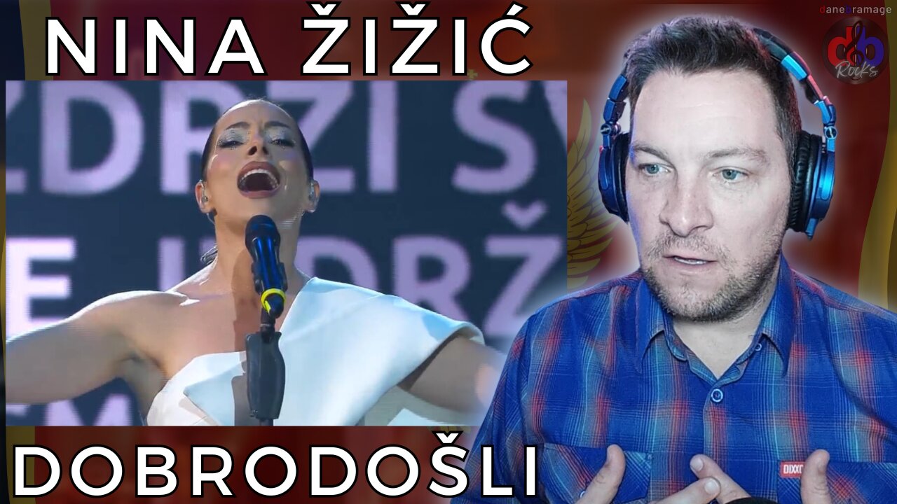 American Reacts to Nina Žižić - Dobrodošli 🇲🇪 MONTESONG 2024 LIVE | Montenegro Eurovision 2025