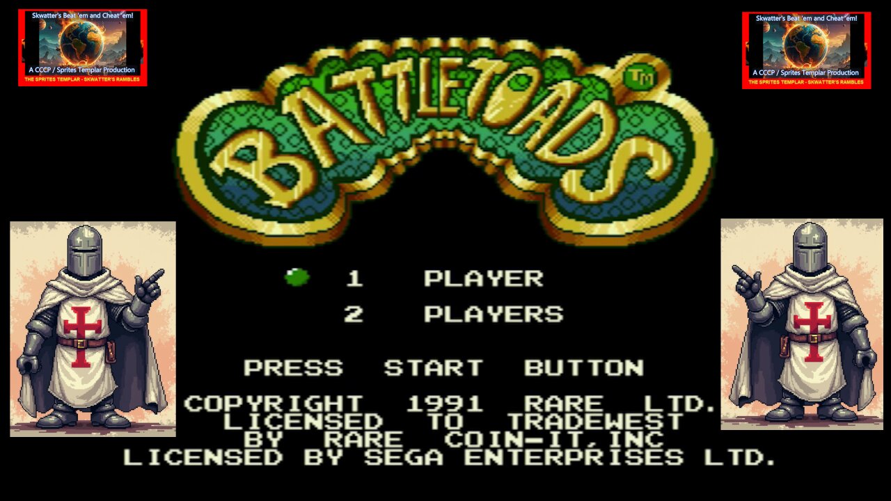 BATTLETOADS - GENESIS - 2/2 - BEAT 'EM & CHEAT 'EM!