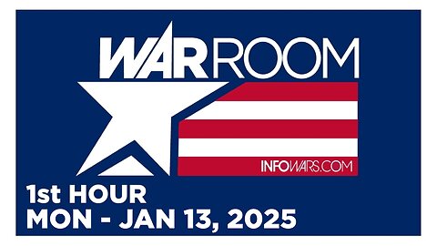 WAR ROOM [1 of 3] Monday 1/13/25 • LA FIRES DAY 7 - News, Reports & Analysis • Infowars