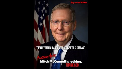 Mitch McConnell's firm "no" vote on Tulsi Gabbard.