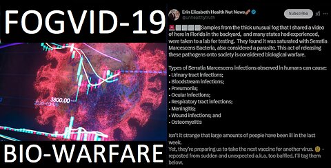 ⬛️🚨 Fogvid-24 Bio-Warfare (2025) ▪️ Test Results are In, Toxic AF❗️