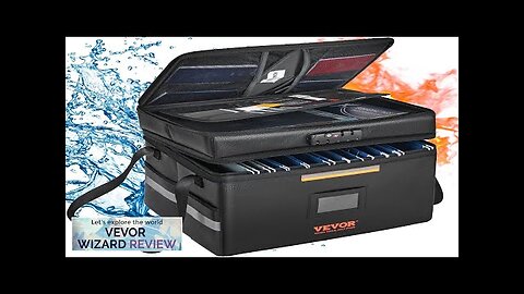 VEVOR Fireproof Document Box 2000℉ Fireproof Document Bag with 3 Storage Layers Review