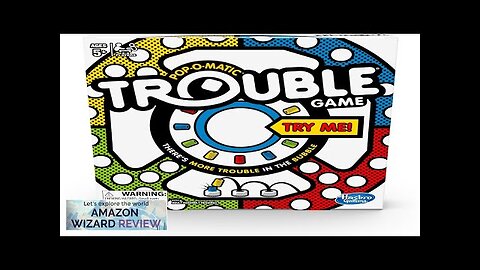 Hasbro Gaming Trouble Board Game for Kids Ages 5 and Up 2-4 Review