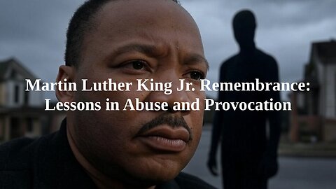 Martin Luther King Jr. Remembrance: Lessons in Provocation (Part 3)