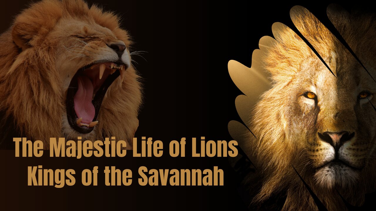 The Majestic Life of Lions: Kings of the Savannah