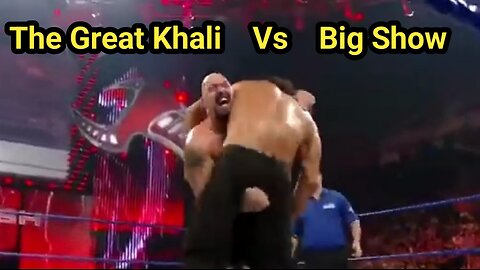 The Great Khali Vs Big Show Fight In WWE | Great Khali and Big Show fight