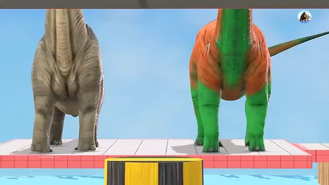 Which Animal vs Dinosaurs Push Harder? Which Dinosaur is Stronger? - Animal Revolt Battle Simulator