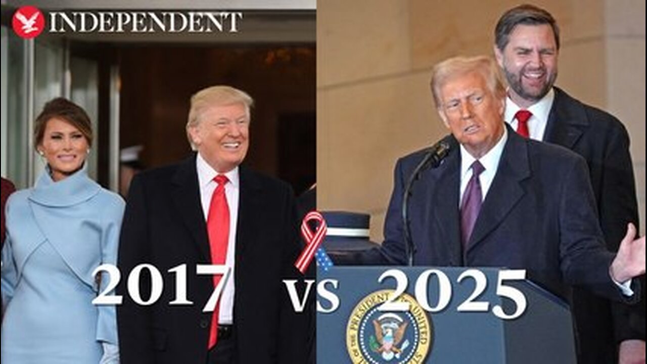 Watch: Donald Trump’s 2025 and 2017 inauguration speeches compared