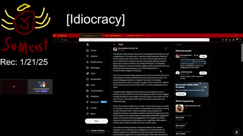 SoMCast Thinking Things W/JLK [Idiocracy]