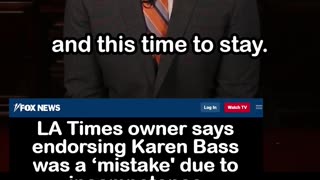 LA Times Owner: Endorsing LA Mayor Karen Bass was a ‘Mistake' due to Incompetence